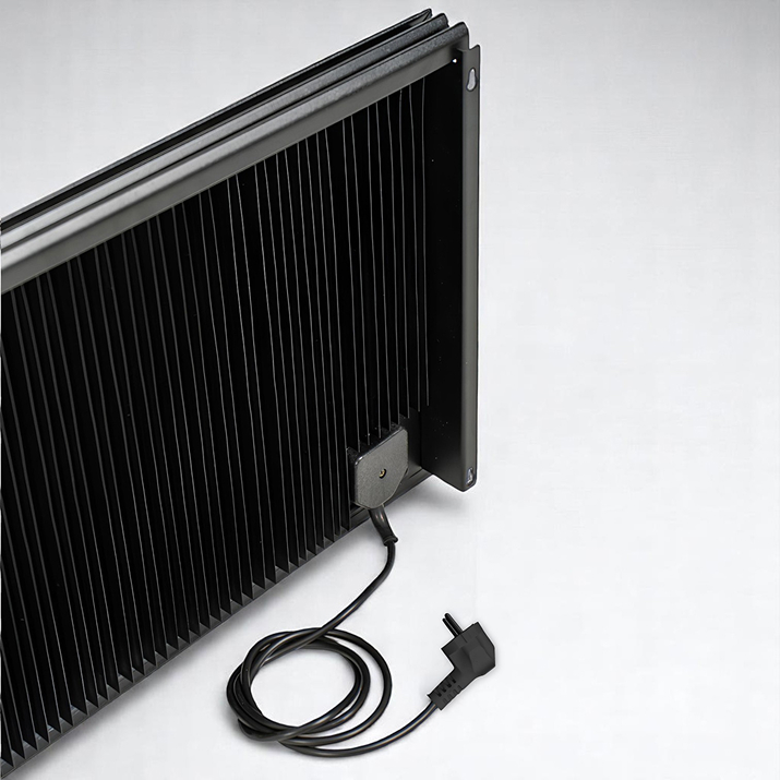 Инфракрасный обогреватель ИОН стандарт 0,7 700 Вт настенный (т) с терморегулятором/ Черный